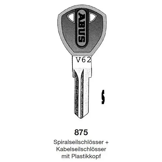 Garantierte Lieferung Schlüsselrohling ABUS 875