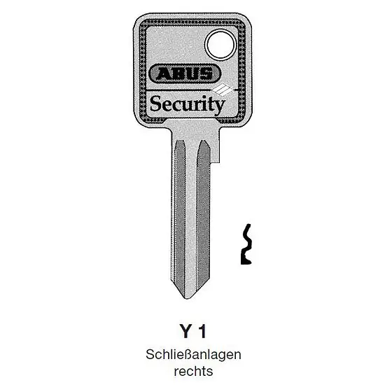 Schlüsselrohling ABUS Y 1 Ausverkauf