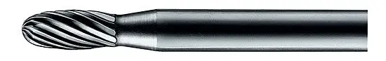 Neue Kollektion Kleinfrässtift Form O TRE D.3mm Kopf-L.7mm Schaft-D.3mm HM Verz.3 Plus PFERD