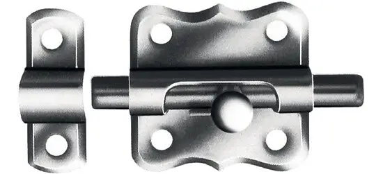 Grendelriegel L.35mm B.35mm STA verz. Vormann Letzte Chance