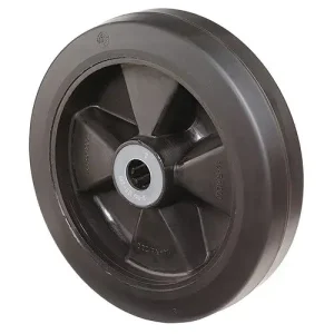 Ersatzrad D.100mm Trgf.140kg Gum.schwarz Achs-D.12mm Nabenl.40mm Expressversand