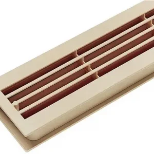 Badezimmerlüftung L.452mm B.92mm Ku. reinweiß Ecken ger. Versand Am Gleichen Tag