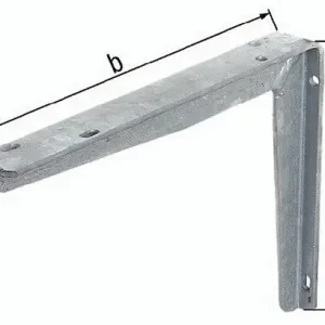 Nur Heute Konsole 200x250mm Stahl roh feuerZN a. T-Profil GAH
