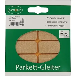 Parkettgleiter Premium 20 x 40mm Filz natur eck.selbstkl. Jetzt Kaufen