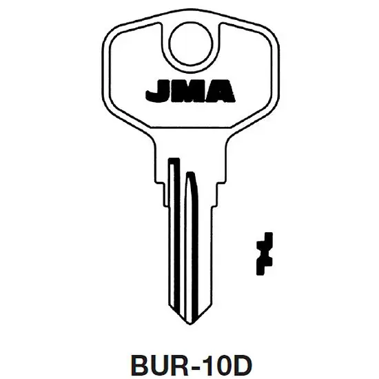 Schlüsselrohling JMA BUR-10D Neu