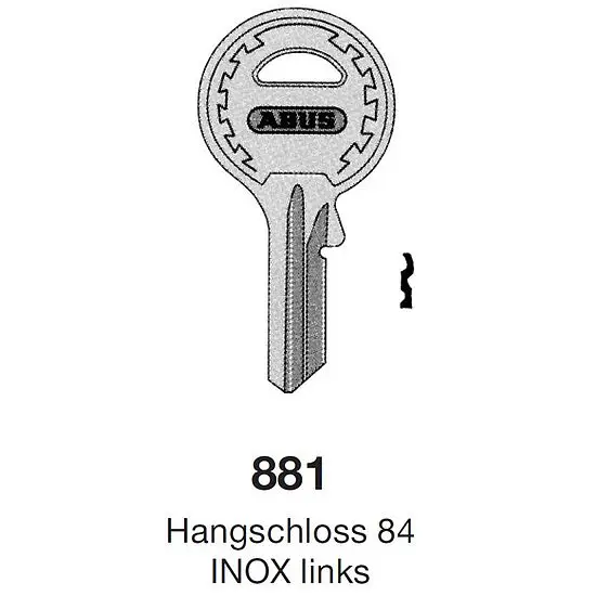 Schlüsselrohling ABUS 881 Heißes Angebot