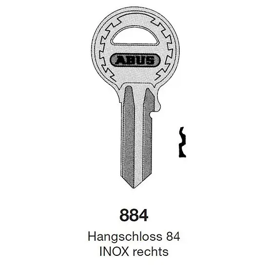 Schlüsselrohling ABUS 884 Direktkauf