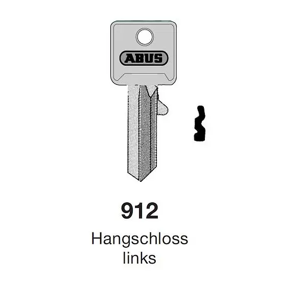 Schlüsselrohling ABUS 912 Gratis Versand