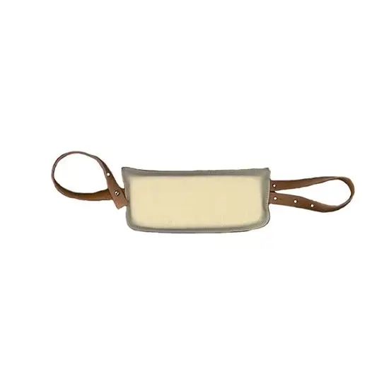 Kostenloser Versand Türkissen beige aus echtem Leder