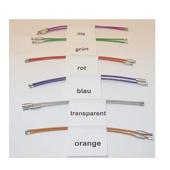 Drahtseil 15cm farbig Bestseller