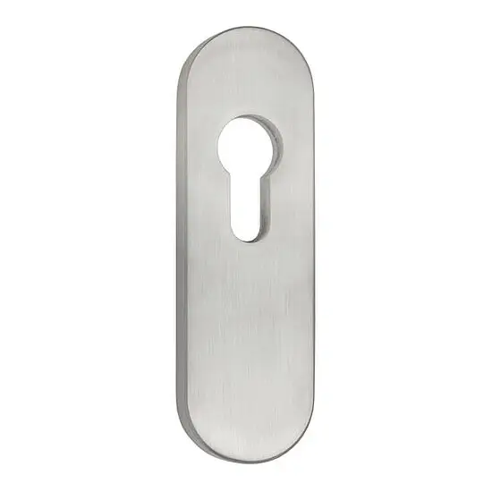 Letzte Chance Schutz-Langrosette oval PZ-gelocht oder blind Edelstahl
