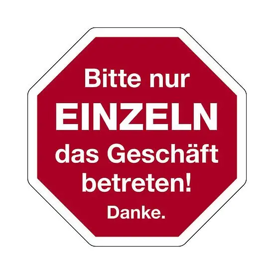 Mega-Angebot Hinweisschild - Bitte nur EINZELN