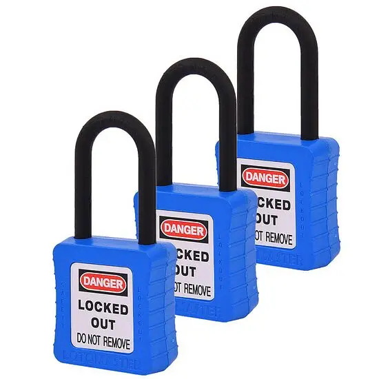 LOTOMASTER Arbeitsschutz Vorhangschloss 38 mm 3er Set Masterschlüssel Stromanwendungen Jetzt Bestellen