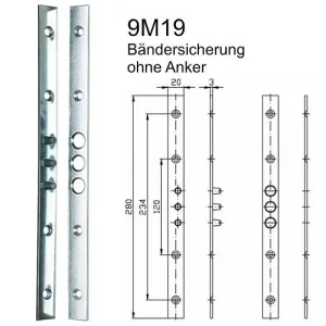 Bändersicherung ohne Anker 9M19 Gratis Versand