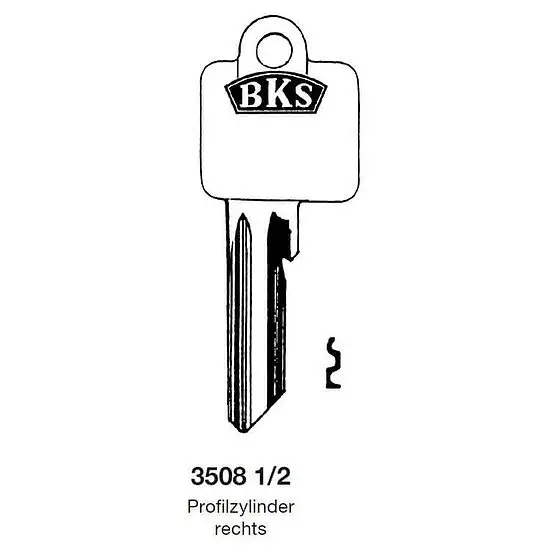 Angebot Schlüsselrohling BKS 3508 1/2