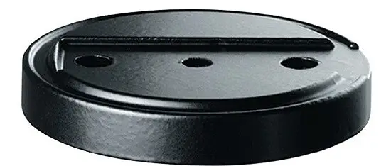 Unterlage Alu. schwarz D.75mm H.10mm f. Art. 3316002015/16 FSB Top-Seller