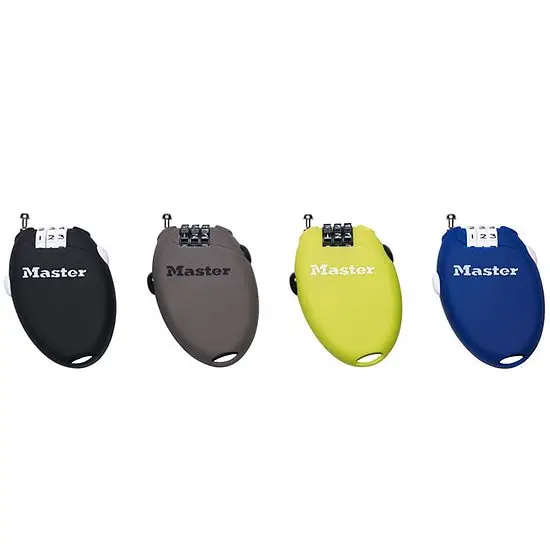 Sichere Zahlung Kabelschloss Master Lock 4603EURD