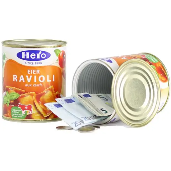 Sofort Bestellen Dosensafe - Versteck in Dose Eier Ravioli