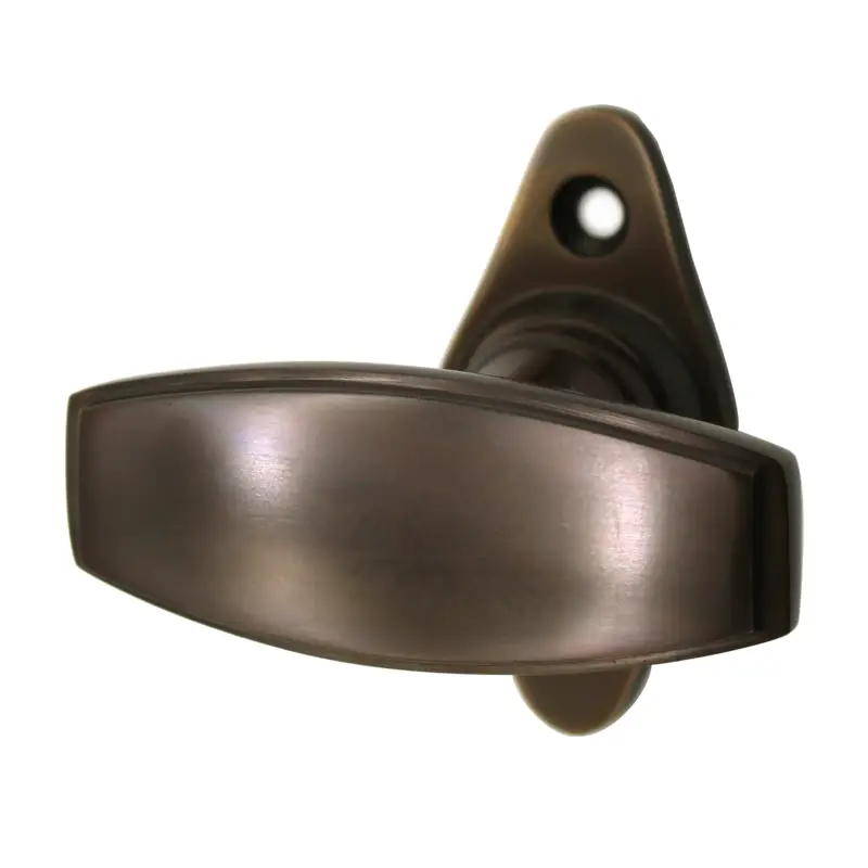 Expressversand Fensterolive - Modell "Alfeld A" - Messing antik