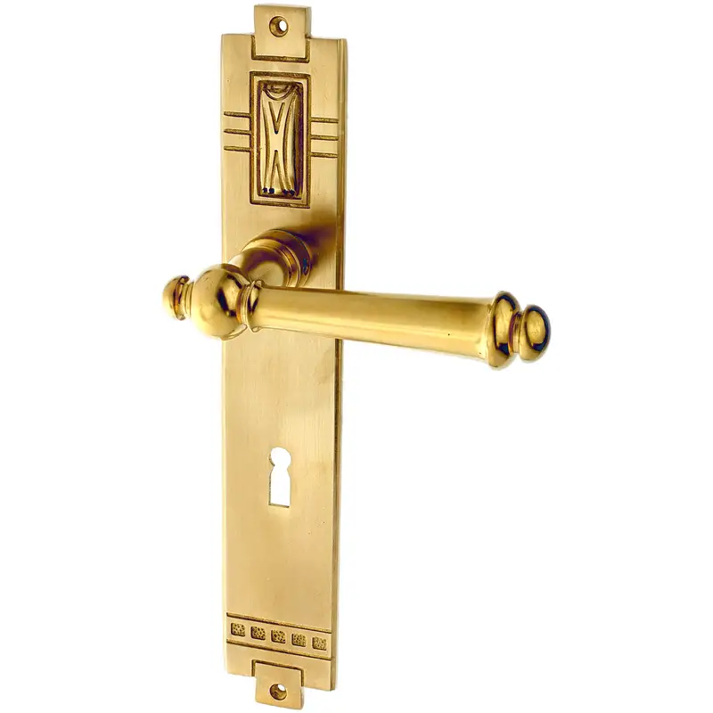 Zimmertürbeschlag Jugendstil Messing Modell Frida Begrenztes Angebot