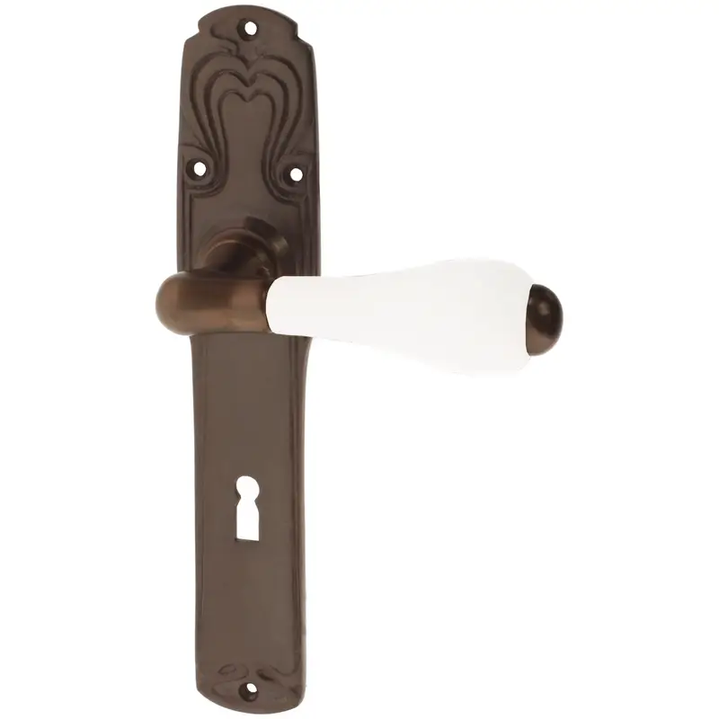 Top-Angebot Zimmertürgarnitur Kehl in Messing, antik