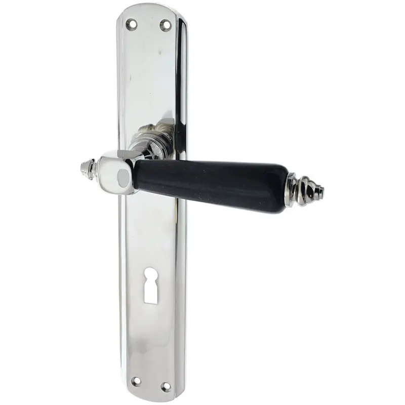 Zimmertürgarnitur Engelhard hochglanz vernickelt Begrenztes Angebot