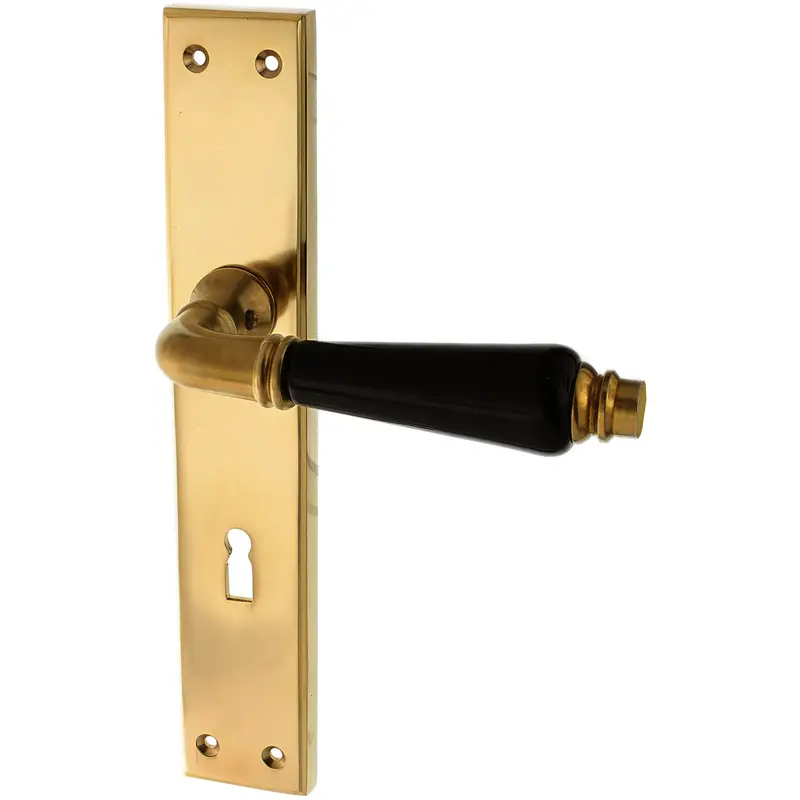 Zimmertürbeschlag Jugendstil Messing Modell Saale Bestpreis
