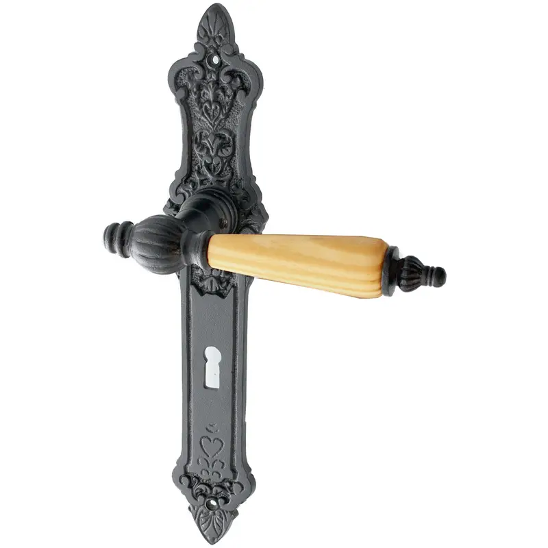 Zimmertürgarnitur Giselbrand in schwarz Bestpreis