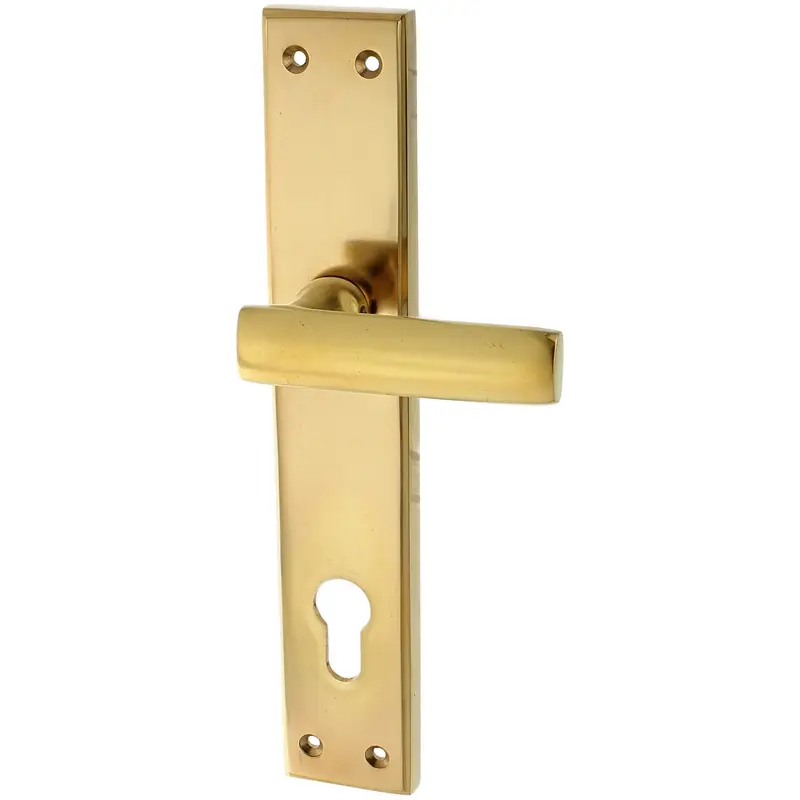 Saisonangebot Wohnungstürgarnitur Neckar in Messing, patiniert