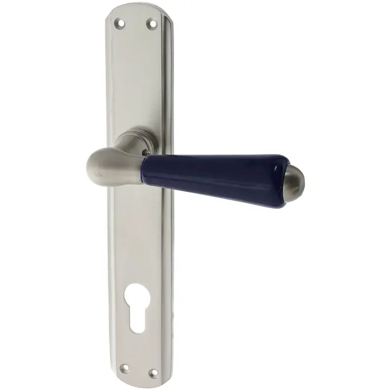 Saisonangebot Wohnungstürgarnitur Schlosssee matt vernickelt