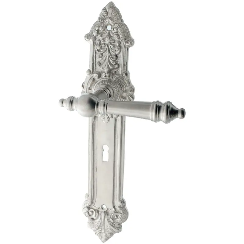 Saisonangebot Zimmertürgarnitur Heegesee matt vernickelt
