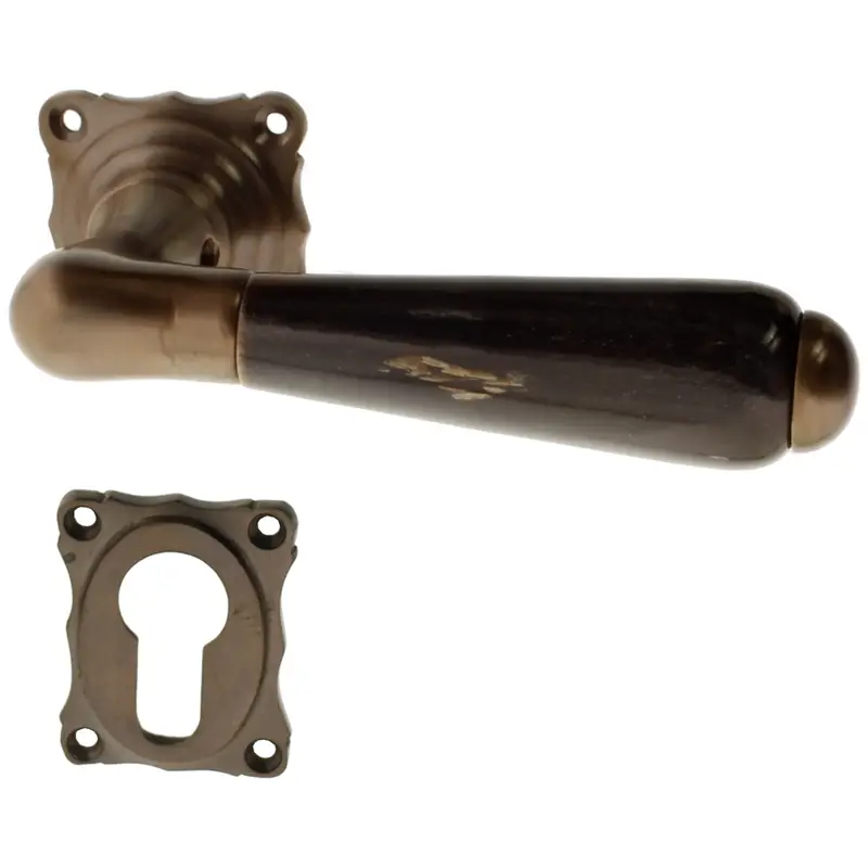 Top-Seller Messing Türgarnitur mit Holz, Keramik oder Horn Handhabe Modell Baumwerder