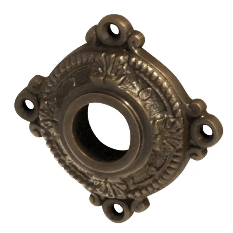 Top-Preis Drückerlochrosette Messing Gründerzeit Modell A4711H18