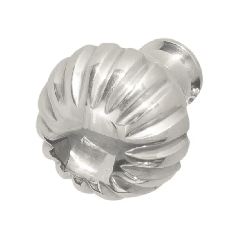 Expressversand Fester Haustürknauf - N5721K12 - Nickel, poliert