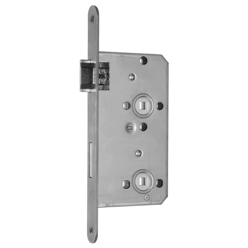 Zimmertür-Einsteckschloss BMH Nr. 2, BAD/WC, 55/8+8/78 mm, 18x220 mm TGL Stulp, Anschlag links Neuheit