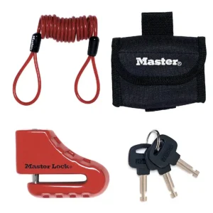 Master Lock 8303EURDPS Scheibenbremsenschloss mit Stahlbügel, 5 cm Sonderangebot