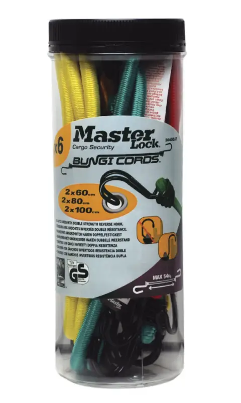Master Lock Twin Wire-Spanngummi 3040EURDAT, 6 Stück Sale