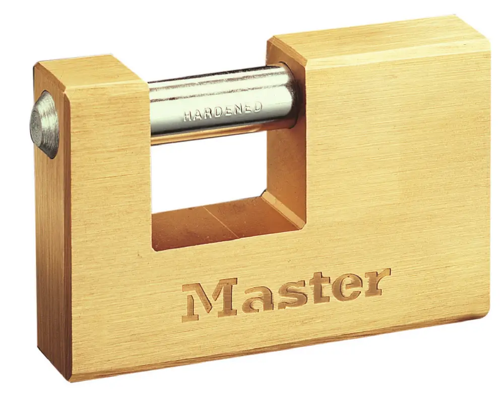 Master Lock Vorhangschloss 608EURD aus Massivmessing Schnäppchen