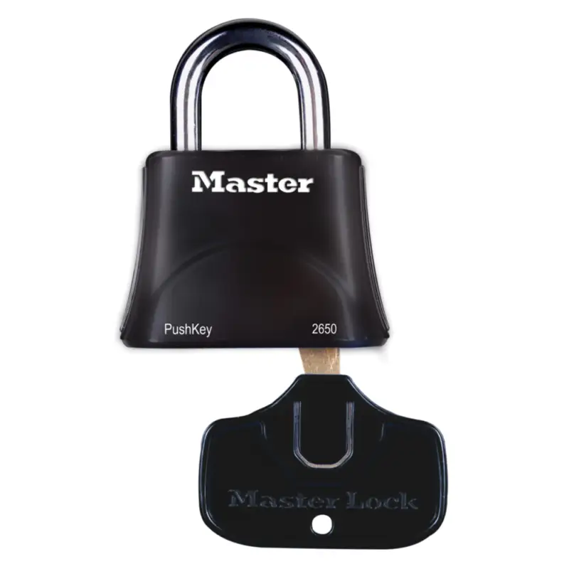 Master Lock Vorhangschloss 2650EURD, für Menschen mit eingeschränkter Handmobilität Neuheit