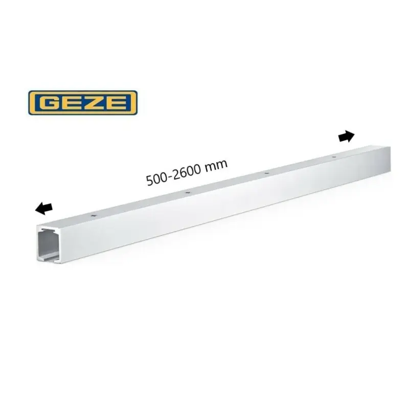 Günstig Geze Perlan 140 Laufrohr Laufschiene Laufprofil Zuschnitt 500mm-2600mm