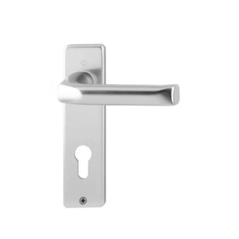 Hoppe Türdrücker London Kurzschild PZ Alu natur Türgriff Türbeschlag 113P/202KP Zertifiziert