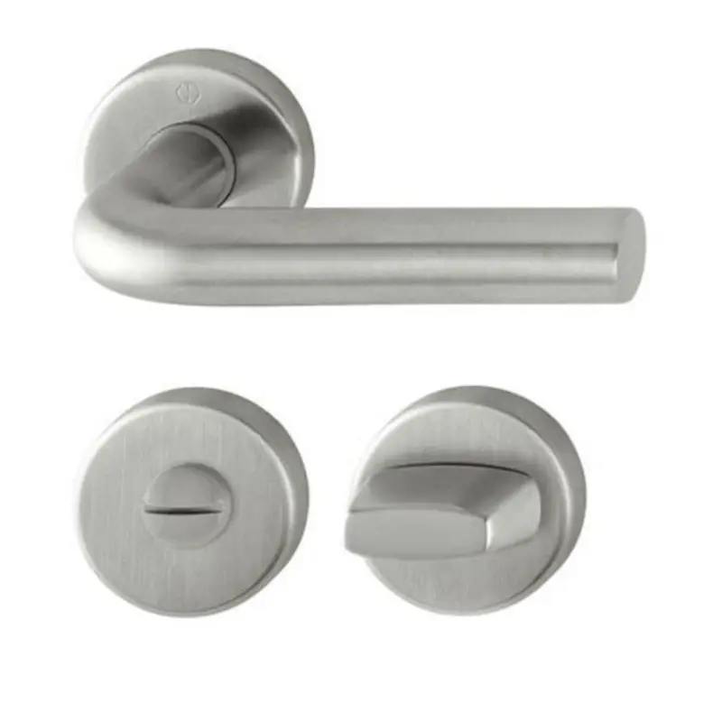 Neue Ware Hoppe Türdrücker Bonn Rosette WC Edelstahl matt Türgriff Drückergarnitur E150Z