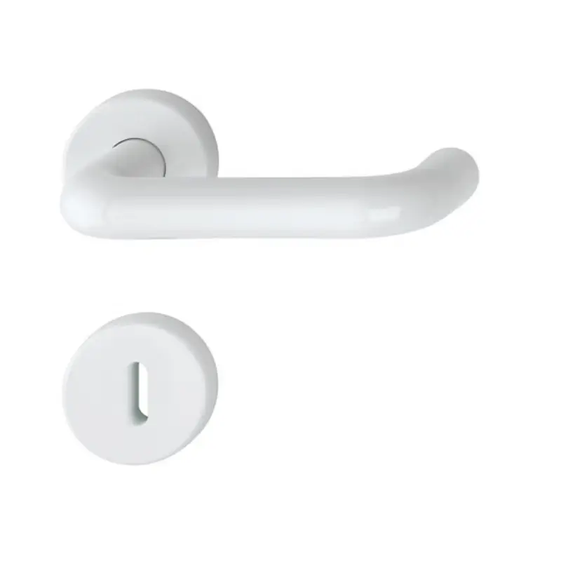 Türgriff Türdrücker Drückergarnitur Tür Hoppe Paris Kunststoff weißBB PZ WC Must-Have