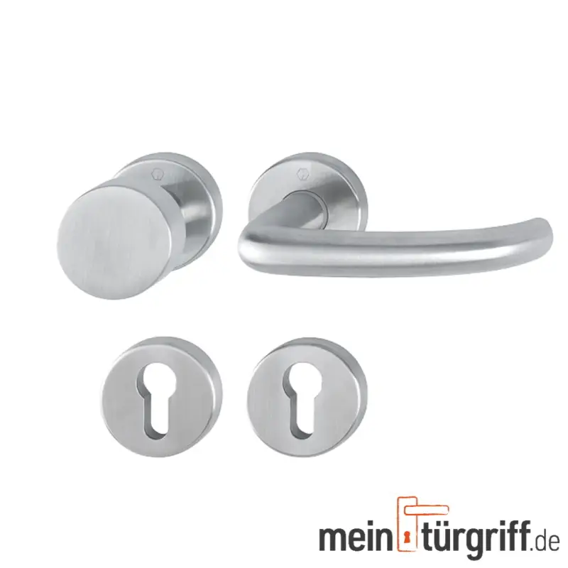 Preisknaller Hoppe San Francisco Wechsel-Garnitur Edelstahl F69 Rosettengarnitur PZ WE Türgriff