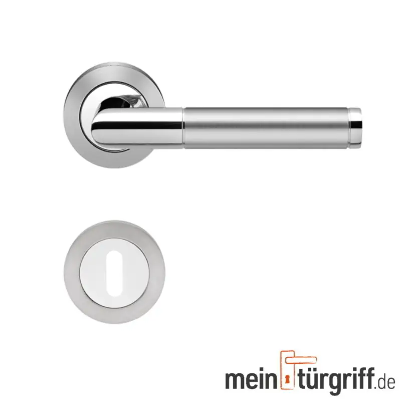 Karcher Drückergarnitur Rio Steel BB ER34 Edelstahl matt/poliert Türgriff Türbeschlag Griff Schnäppchen