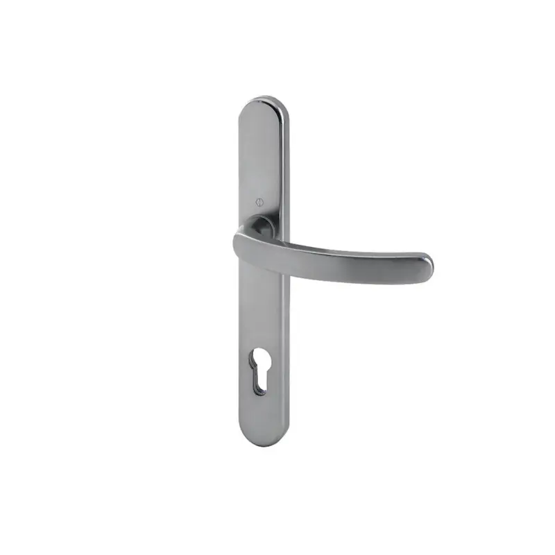 Letzte Chance HOPPE® Drücker-Halbgarnitur mit Schmalschild Luxembourg 1500/3357SN, Aluminium
