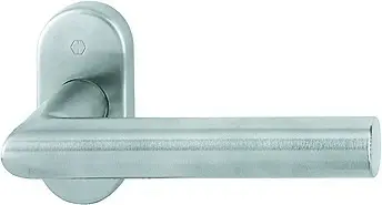 Angebot HOPPE® Drücker-Halbgarnitur ohne Schlüsselrosette Amsterdam E1400F/55, ohne Stütznocken, Edelstahl