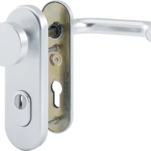HOPPE® FH Schutz-Wechselgarnitur mit Kurzschild Paris FS-58/3332KZA/353K-1/138F, Aluminium Top-Angebot