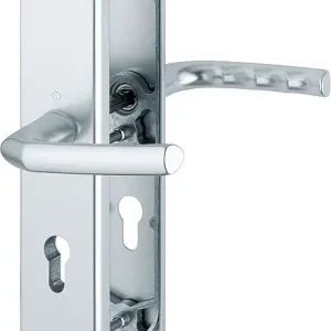 HOPPE® Schutz-Drückergarnitur mit Langschild Birmingham 1117/2221A/2440, 8/72 mm, Aluminium Online Kaufen