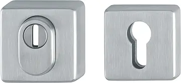 HOPPE® Schutz-Schlüsselrosette E52NSB-ZA/52S, Edelstahl Kostenloser Rückversand